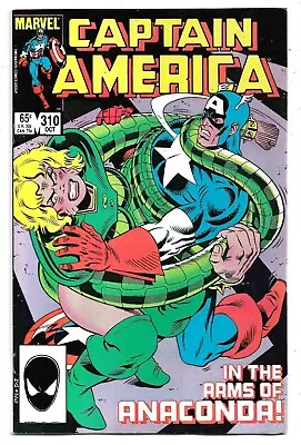 Buy Captain America #310 First Appearance Serpent Society FN/VFN (1985) Marvel • 16£