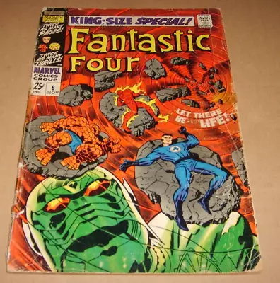 Buy FANTASTIC FOUR Annual 6 HOT KEY 1st Annihilus Franklin Richards Reader Copy 1968 • 36.15£
