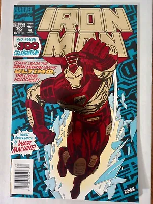 Buy Iron Man #300 Marvel Comics 1994 Newsstand Edition Foil Cover High Grade • 8£