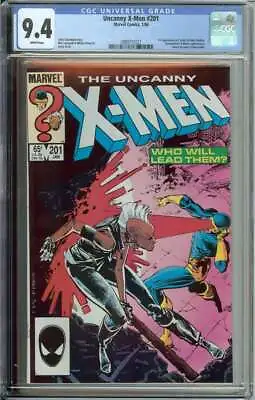 Buy Uncanny X-Men #201 CGC 9.4 1st App Cable As Baby Nathan • 60.71£