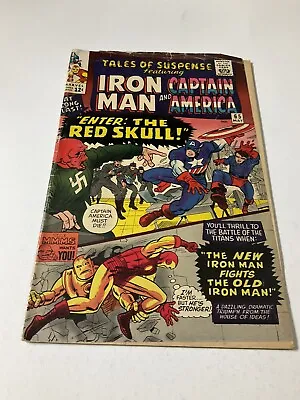 Buy Tales Of Suspense 65 Gd Good 2.0 Cover Detached 1st Silver Age Red Skull Marvel • 40.18£