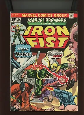 Buy (1974) Marvel Premiere #17: KEY! 3RD APPEARANCE/ORIGIN OF IRON FIST! (6.0/6.5) • 8.62£