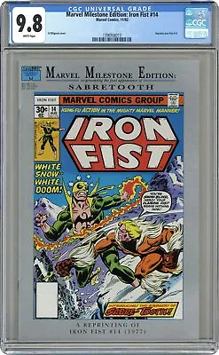 Buy Marvel Milestone Edition Iron Fist #14 CGC 9.8 1992 1396938013 • 139.03£