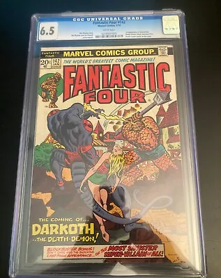 Buy FANTASTIC FOUR #142 Key Issue! (Marvel/1974) *CGC 6.5* White Pages! • 29.20£