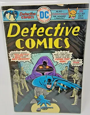 Buy Detective Comics #452 Hawkman Appearance *1975* 7.0 • 13.66£