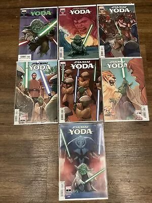 Buy STAR WARS YODA  #1-7 Marvel Bagged & Boarded COMPLETE 1st PRINTS • 17.99£