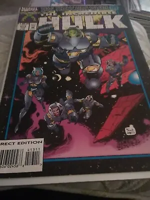 Buy The Incredible Hulk #413, Direct Edition, Doomsday Cameo, Marvel Comics, 1994,FN • 4.80£