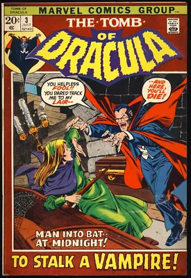 Buy TOMB OF DRACULA #3 1972 1ST APPEARANCE Of RACHEL VAN HELSING & TAJ NITAL Marvel • 47.96£