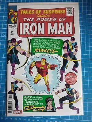 Buy TALES OF SUSPENSE #57 IRON MAN Lee & Heck- Facsimile Reprint  Marvel Comics 2023 • 12.95£