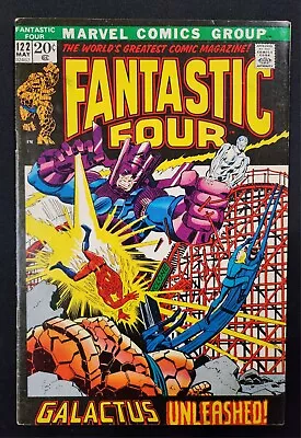 Buy Fantastic Four #122 National Diamond Insert Star Stamp Marvel 1972 • 47.43£