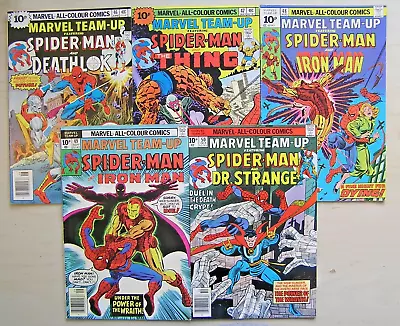 Buy JOB LOT 5 X MARVEL TEAM-UP 46 47 48 49 50 - ALL AT LEAST FINE CONDITION - BUNDLE • 9.95£