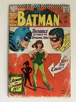 Buy Batman #181 1.0 Fr 1966 1st Appearance Of Poison Ivy Has Pin-up Dc Comics • 231.83£