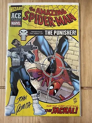 Buy Amazing Spiderman #129 Signed By John Romita Snr Wizard Ace Limited Edition • 78.25£