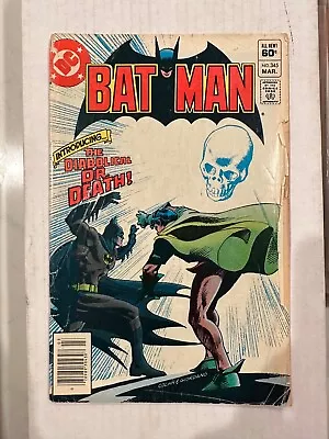 Buy Batman #345 Comic Book  1st App Dr. Death In BA • 1.83£