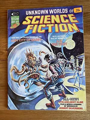 Buy Unkown Worlds Of Science Fiction # 4 Curtis Magazine 1975 • 15£