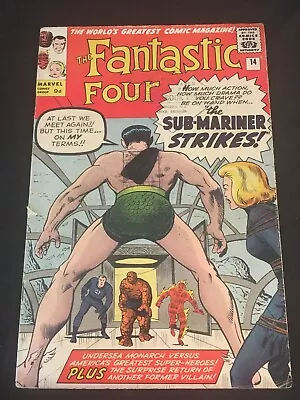 Buy THE FANTASTIC FOUR #14 British Version, G Condition • 63.55£