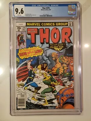 Buy Thor 275 CGC 9.6 Marvel Comic 1978 • 47.24£