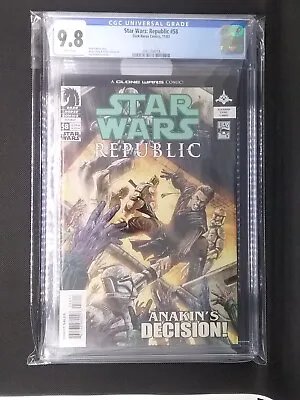 Buy Star Wars: Republic #58 CGC 9.8 (2003) 2nd Cameo Appearance Barriss Offee • 83.94£
