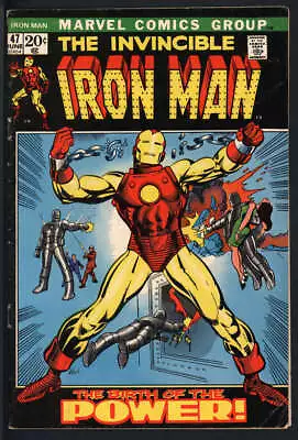Buy Iron Man #47 5.0 // Origin Of Iron Man Retold Marvel Comics 1972 • 44.98£