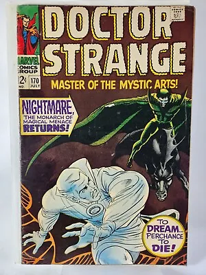 Buy Doctor Strange 170 1st Nightmare! Silver Age Marvel Comic Book! • 63.25£