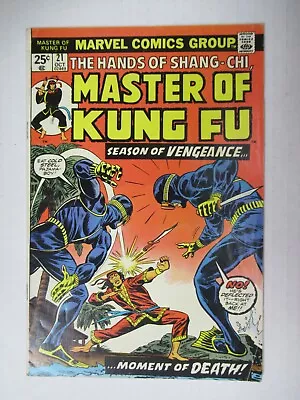 Buy 1974 Marvel Comics Shang-Chi Master Of Kung Fu #21 • 7.87£