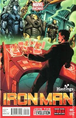 Buy Iron Man #1 Hastings Variant VF 2013 Stock Image • 2.38£