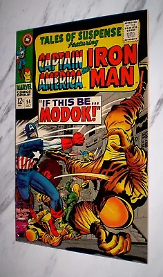 Buy Tales Of Suspense #94 VF+ 8.5 WHITE Pages 1967 Marvel Captain America 1st MODOK • 296.48£
