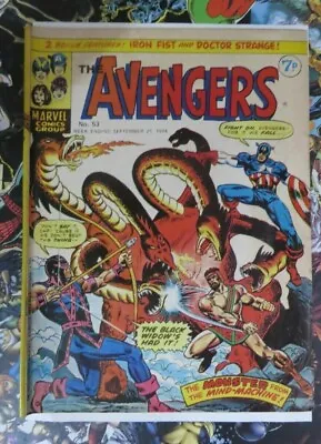Buy Avengers #53, 54 VG+ / VF- Marvel UK 1974 Shang-Chi • 5.95£