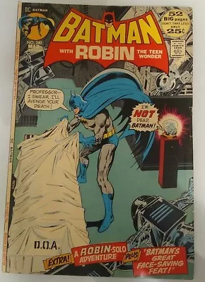 Buy Batman With Robin No. 240 Bronze Age 52 Page 3rd App -Ra's Al Ghoul 1st- Dr Moon • 26.92£