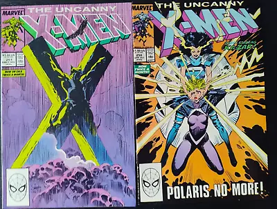 Buy The Uncanny X-Men #250 #251 Marvel 1989 Comics • 15.76£