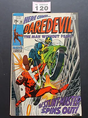Buy DAREDEVIL # 58 1969 1st STUNT MASTER APPERANCE - 15c COPY • 12.99£