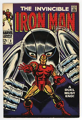 Buy IRON MAN #8 - VF 7.5 - Great Cover - The GLADIATOR! - 1968 Marvel • 53.62£