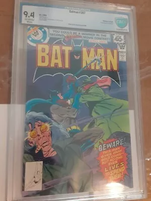 Buy 1979 Whitman Batman #307 Cbcs 9.4 1st App  Lucius Fox - Pa Dutch Collection Rare • 306.25£