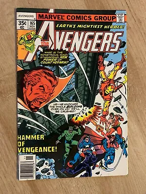 Buy The Avengers #165 - Nov 1977 - Vol.1 - Newsstand - Minor Key - (7747) • 6.83£