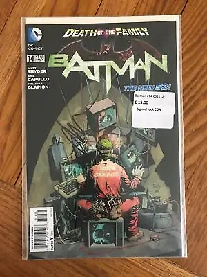 Buy Batman #14 Signed Jock COA • 15£