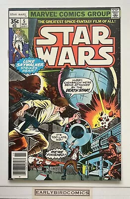 Buy Star Wars #5 Vol.1 Marvel Comics (1977) Cents Copy • 14.75£