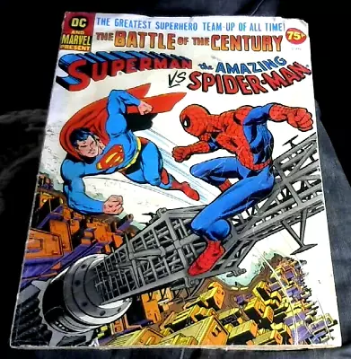 Buy SUPERMAN VS THE AMAZING SPIDERMAN DC & Marvel Presents Comic 1976 Versus  • 74.99£
