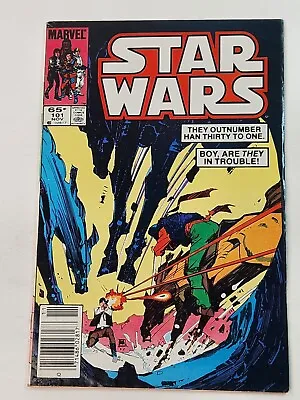 Buy Star Wars 101 NEWSSTAND Marvel Comics Copper Age 1985 • 15.85£