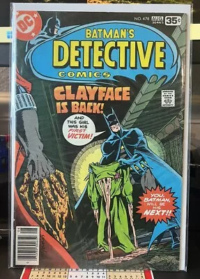 Buy Batman Detective Comics #473 F/vf 1st App 3rd New Clayface Marshall Rogers 1977 • 11.86£