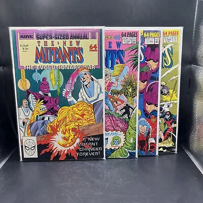 Buy The New Mutants Annual #4,5,6 & 7(1988) High Evolutionay, Fantastic Four(B31-12) • 15.76£