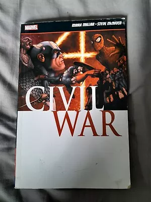 Buy Civil War Marvel Comics Graphic Novel Mark Millar • 10£