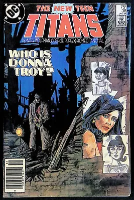 Buy New Teen Titans Vol. 1 #38 ~ Origin Wonder Girl ~ Newsstand ~ Vf- 1984 Dc Comics • 16.05£