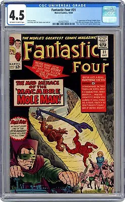 Buy Fantastic Four #31 CGC 4.5 1964 4224227021 • 83.14£