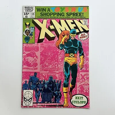 Buy Uncanny X-Men #138 1980 FN+ Cyclops Leaves Pence Copy • 24£