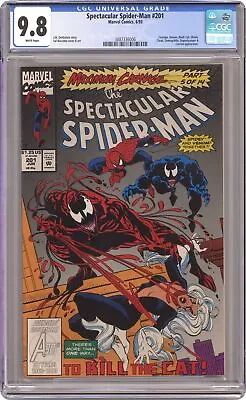 Buy Spectacular Spider-Man Peter Parker #201 CGC 9.8 1993 3887336006 • 73.53£