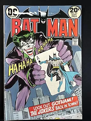 Buy Batman #251 Class Joker DC Comics 1st Print Bronze Age 1st Print 1975 Good *A1 • 158.11£