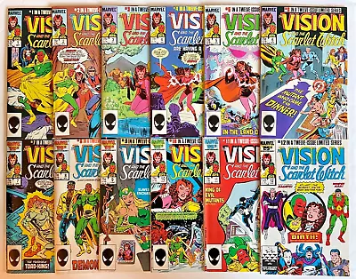Buy Vision And The Scarlet Witch (1985) 12 Issue Complete Set #1-12 Marvel Comics • 87.91£
