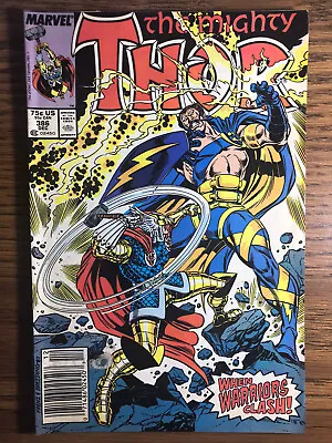 Buy Thor 386 Newsstand Ron Frenz Cover 1st Appearance Of Leir Marvel Comics 1987 • 4.29£