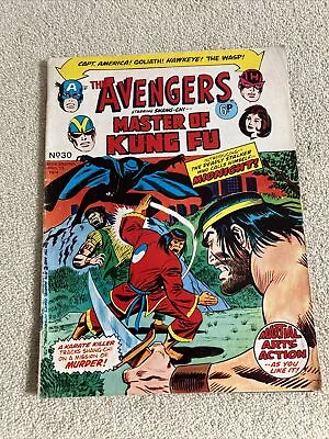 Buy The Avengers #30 - 13 Apr 1974 - Shang Chi - Marvel Comics UK - Bagged • 1£