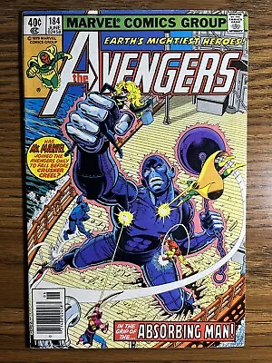 Buy The Avengers 184 Key Issue Falcon Joins The Avengers Marvel Comics 1979 Vintage • 7.90£